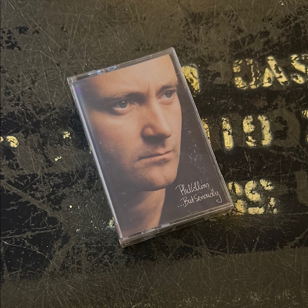 Phil Collins But Seriously Cassette Tape